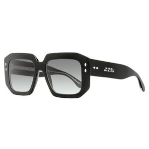 Isabel Marant Bevelled Rectangular Sunglasses IM0143/S 8079O Black 53mm